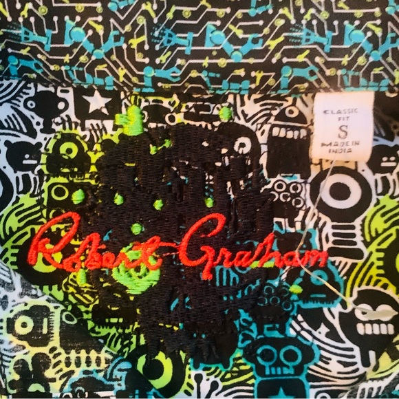 ROBERT GRAHAM Hannam Classic Long Sleeve Shirt | Small | NEW!! - Picture 4 of 14
